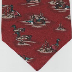 National Geographic - Duck Mallard NeckTie - 100% Silk  USA